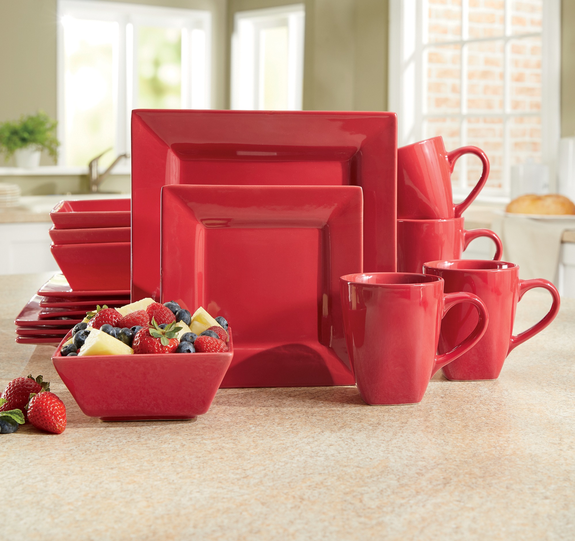 Dinnerware Set Square Kitchen Banquet 45 Piece Dinner Plates Cups Dishes New Dinnerware Set Square Kitchen Banquet 45 Piece Dinner Plates Cups Dishes New